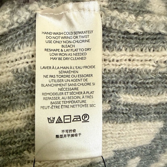 Free People Cardigan Sweater Cozy Warm Oversize Soft Women Animal Print - Picture 5 of 6